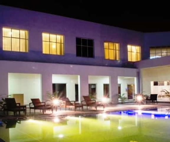 Nocci Residency Orissa Balasore swimming pool at night